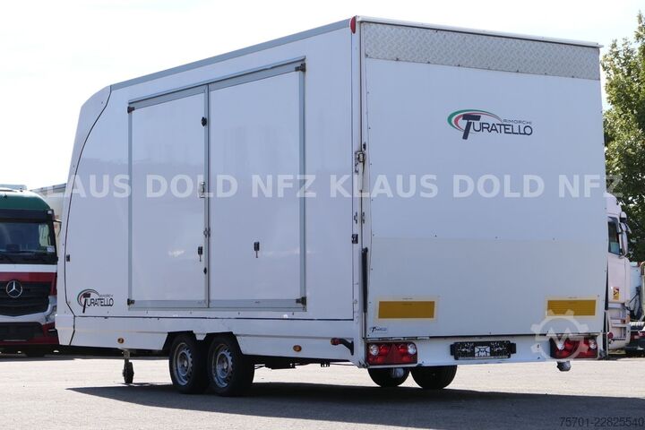 कार कैरियर ट्रेलर TURATELLO TR S 202 geschlossener Autotransporter