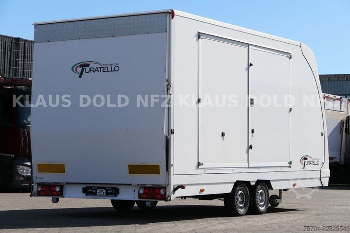 कार कैरियर ट्रेलर TURATELLO TR S 202 geschlossener Autotransporter