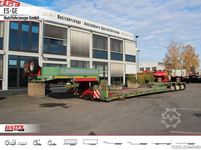 Tieflader-Sattelauflieger GOLDHOFER 3-Achs-Tiefbett 3x12 t