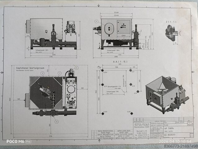 WEIMA TH 814 Brikettpresse, nur 400 Betriebsstunden WEIMA TH 814/820