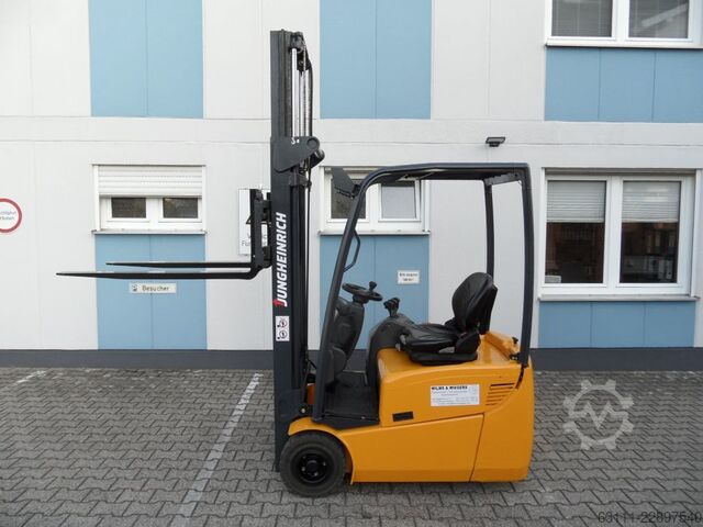 Carretilla eléctrica de 3 ruedas Jungheinrich EFG 115 - Freisichtmast