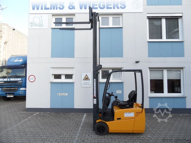 Carretilla eléctrica de 3 ruedas Jungheinrich EFG 115 - Freisichtmast