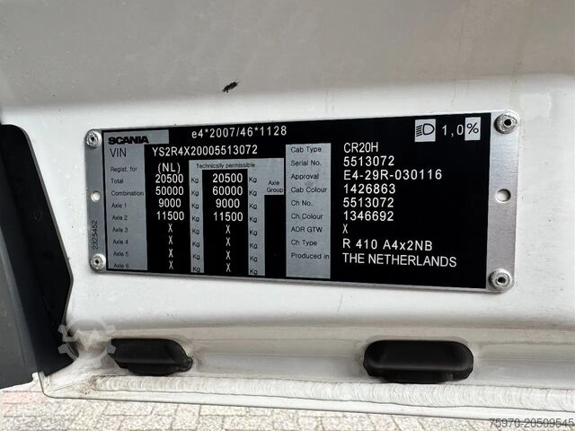 MTS standard Scania R410 4x2 2018 ALCOA'S  AUTOMAAT