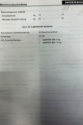 Jig Ingersoll Gantry 5000