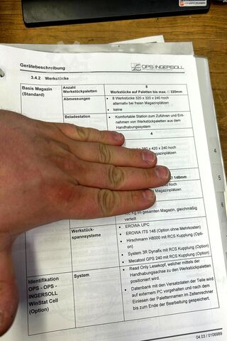 Jig Ingersoll Gantry 5000