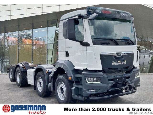 Chassi de caminhão MAN TGS 35.480 8x2-6 BL CH, Lift/Lenkachse,