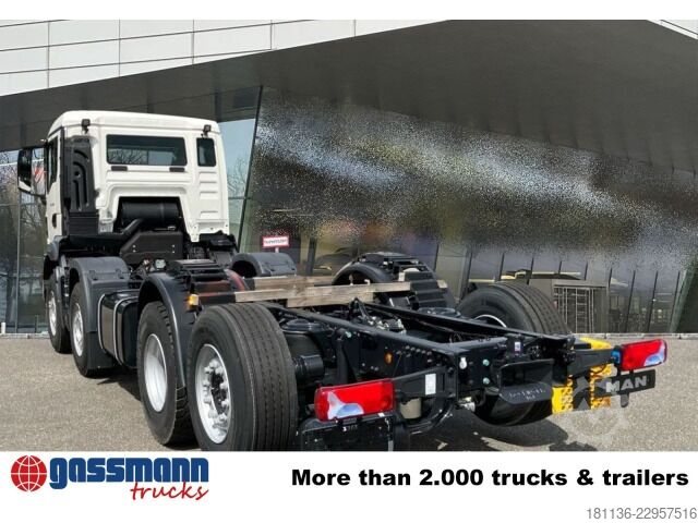 Chassi de caminhão MAN TGS 35.480 8x2-6 BL CH, Lift/Lenkachse,