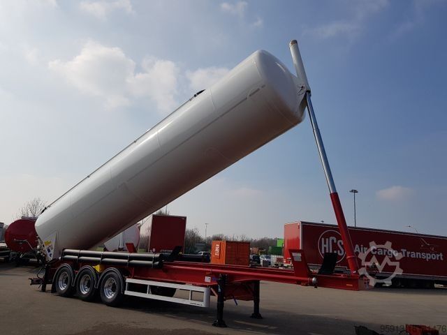 Silo vöruvagn KÄSSBOHRER SSK 60m³ Kippsilo / tipping E-Hydraulik