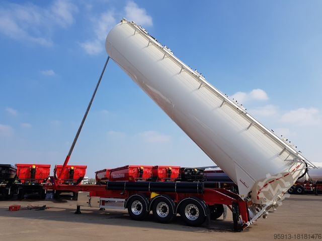 Silo vöruvagn KÄSSBOHRER SSK 60m³ Kippsilo / tipping E-Hydraulik