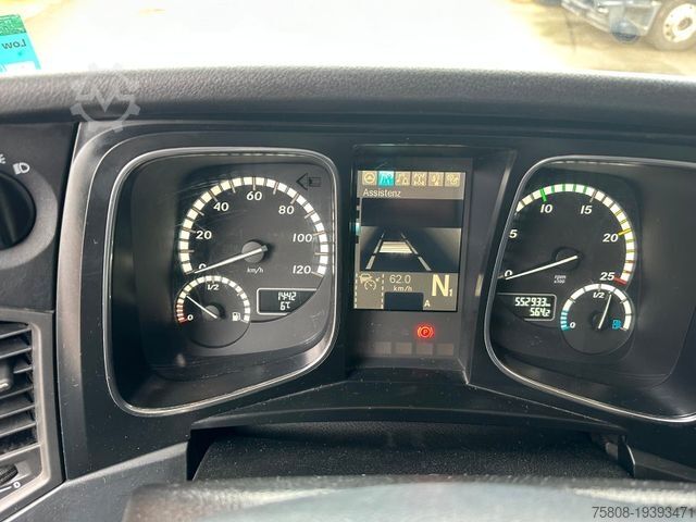 Autocarro con pianale e telone MERCEDES-BENZ Actros 2545 Pritche 7,29m Hubdach Stapler