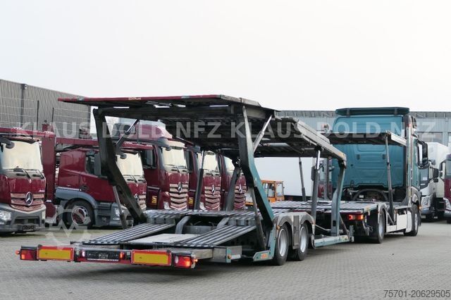 Araba taşıyıcı kamyon MERCEDES-BENZ Actros 1848 GigaSpace Autotransp. Rolfo 2-Tanks