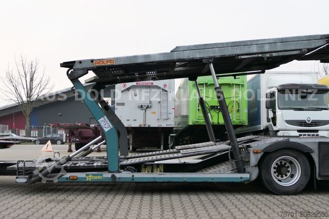 Araba taşıyıcı kamyon MERCEDES-BENZ Actros 1848 GigaSpace Autotransp. Rolfo 2-Tanks