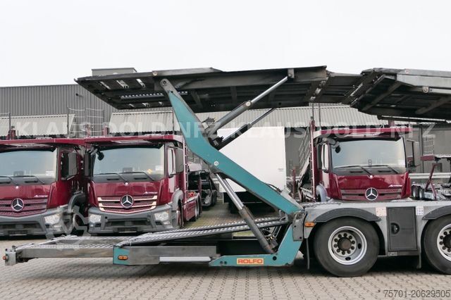 Araba taşıyıcı kamyon MERCEDES-BENZ Actros 1848 GigaSpace Autotransp. Rolfo 2-Tanks