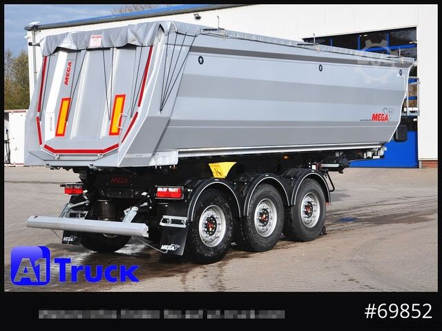 Semirremolque volquete REISCH Mega  28m³ Lift Stahl  SAF Hardox