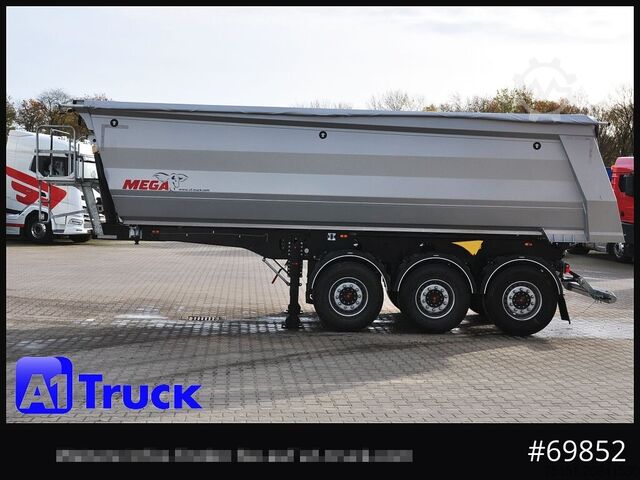 Semirremolque volquete REISCH Mega 28m³ Lift Stahl SAF Hardox