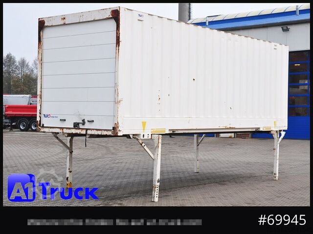 Cassone intercambiabile con struttura a box KRONE TULO Wechselbrücke Koffer, Zurrösen innen 2460mm