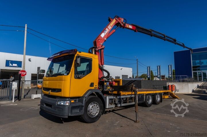 ยานพาหนะกู้คืน RENAULT PREMIUM 370 DCI + HMF 1680/5x