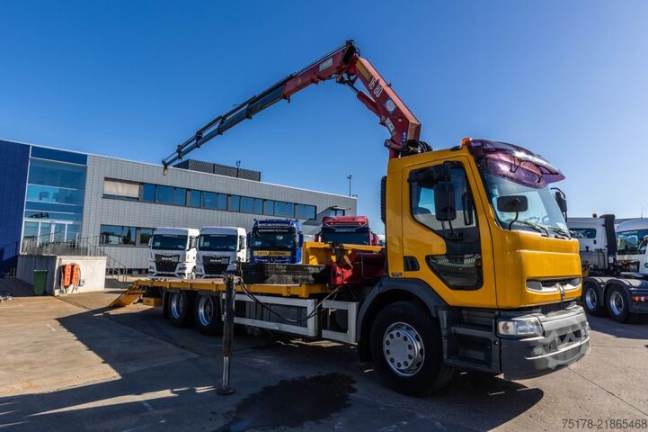 ยานพาหนะกู้คืน RENAULT PREMIUM 370 DCI + HMF 1680/5x