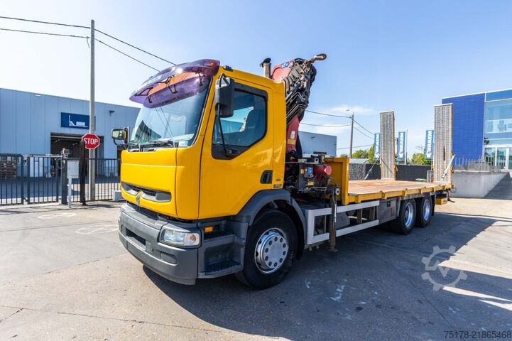 ยานพาหนะกู้คืน RENAULT PREMIUM 370 DCI + HMF 1680/5x