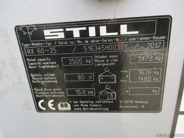 叉车 STILL RX60-25