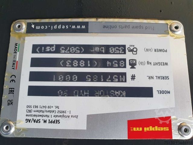 Sonstige  Seppi M. KASTOR hyd 090 / Wurzelstockfräse