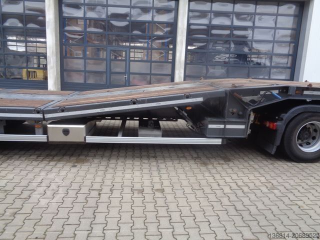 Ημιρυμουλκούμενο χαμηλής φόρτωσης FAYMONVILLE S43 Seilwinde hydr. Plateau Lenkachse 49,5 To