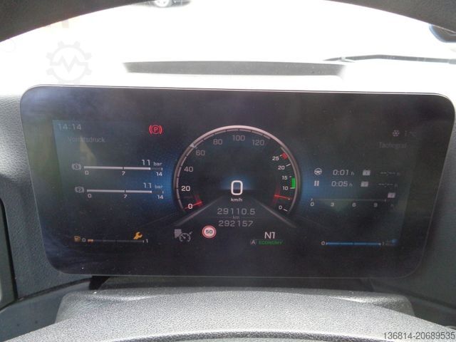 Τυπική μονάδα τράκτορα MERCEDES-BENZ Actros 1851 LL Schubboden- + Kipphydraulik