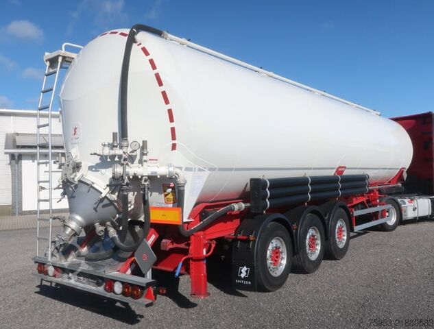 Siloauflieger Spitzer SK 2760 CAL 60m³ Kippsilo Hydraulik Unfall