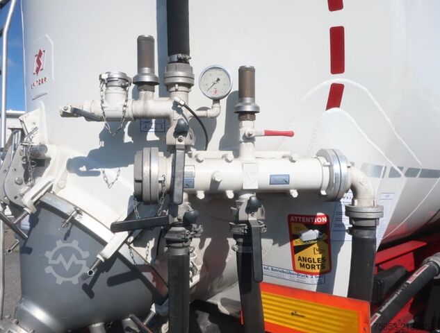 Siloauflieger Spitzer SK 2760 CAL 60m³ Kippsilo Hydraulik Unfall