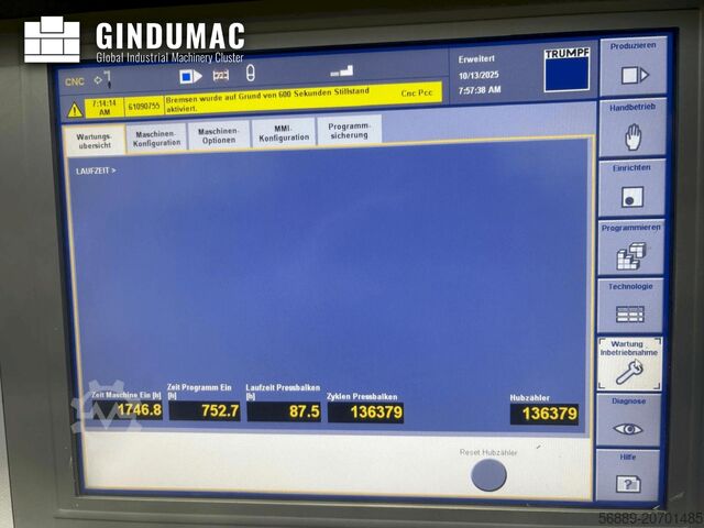 Kantpress TRUMPF TruBend 7036