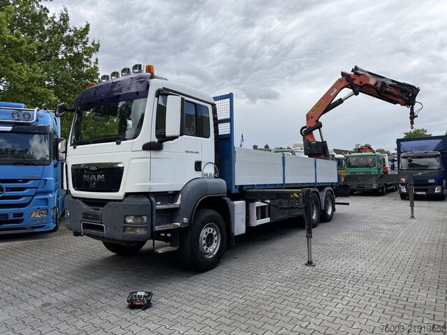 Platforminis sunkvežimis MAN TGS 26.440 6X4 Palfinger PK 40002