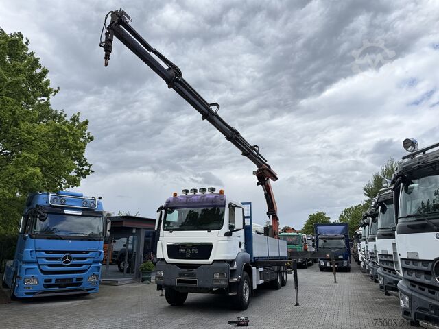 Platforminis sunkvežimis MAN TGS 26.440 6X4 Palfinger PK 40002