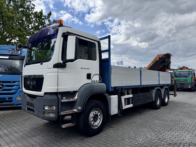 Platforminis sunkvežimis MAN TGS 26.440 6X4 Palfinger PK 40002