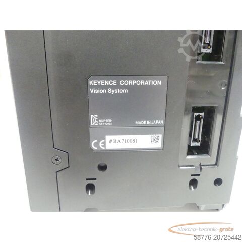 Keyence component Keyence CA-E100T Vision System SN:BA710081