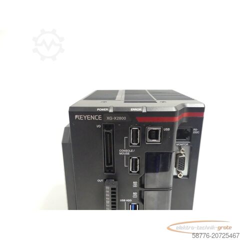 Keyence component Keyence XG-X2800 Vision System SN:CA711377