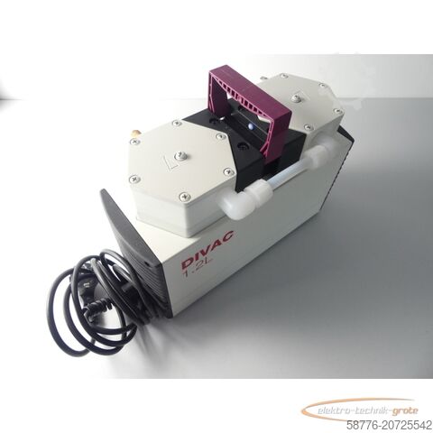 Komponente  Leybold DIVAC 1.2L 200V~ Membranpumpe SN: 9931707