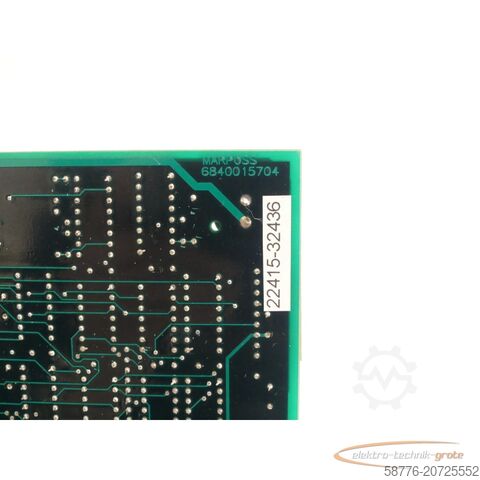 Marposs component Marposs 6840015704 Karte SN:22415-32436
