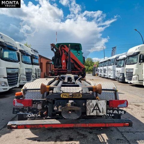 Kroghejselastbil MAN TGS 26.320, Abroller Aufbau, Lenkachse, TÜV