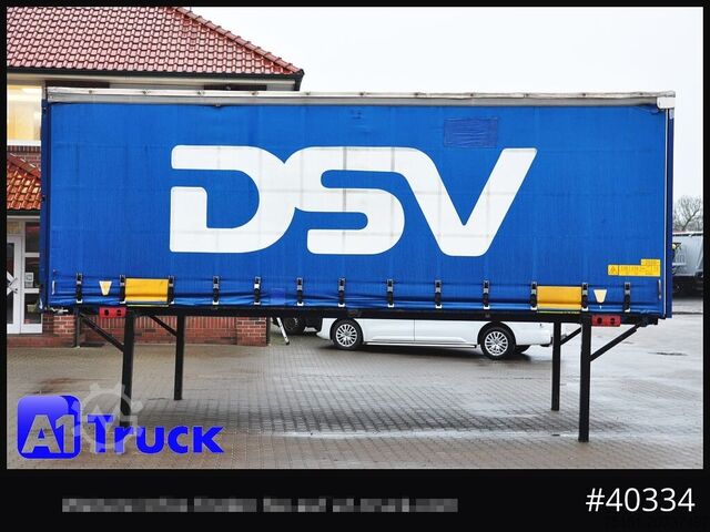 Сменливо шасије со платформа и церада KRONE 7.45 BDF Wechselbrücke, Schiebeplane