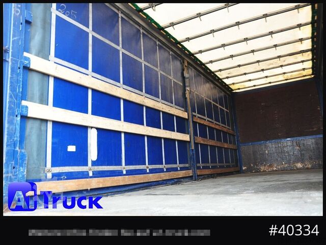 Сменливо шасије со платформа и церада KRONE 7.45  BDF Wechselbrücke, Schiebeplane