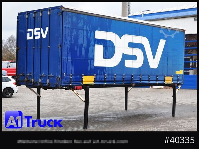 Сменливо шасије со платформа и церада KRONE 7.45 BDF Wechselbrücke, Schiebeplane