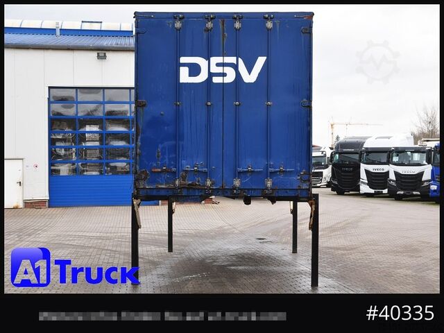 Сменливо шасије со платформа и церада KRONE 7.45  BDF Wechselbrücke, Schiebeplane