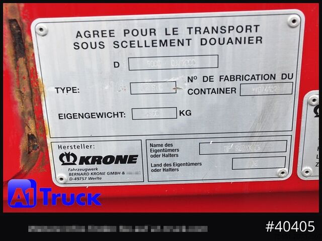 Сменливо купе со кутиевидна конструкција KRONE BDF 7,82 Wechselbrücke, 2680mm Innenhöhe.