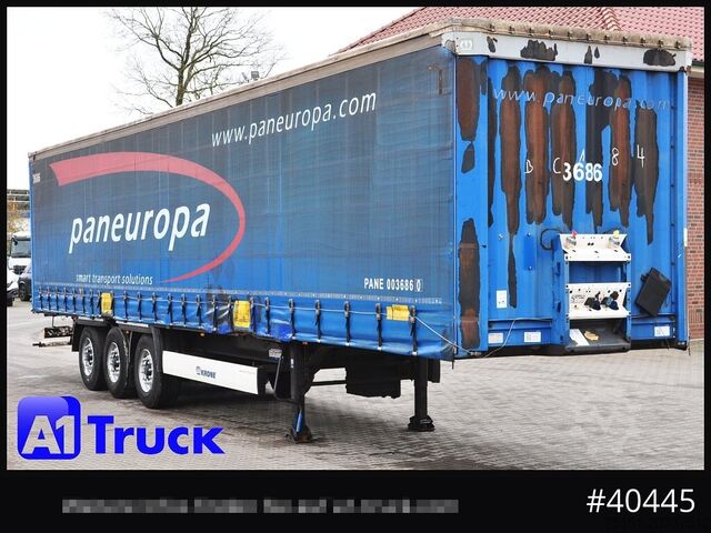 Atvērta puspiekabe ar tentu KRONE SD Tautliner, Code XL, BPW