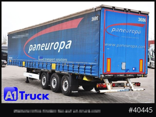 Atvērta puspiekabe ar tentu KRONE SD Tautliner, Code XL, BPW