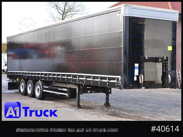 Öppen semitrailer med kapell KOEGEL S 24,  SAF, neue Plane, 257.101km,