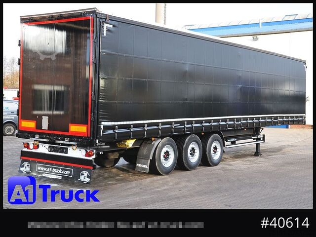 Trailer semi terbuka dengan terpal KOEGEL S 24, SAF, neue Plane, 257.101km,