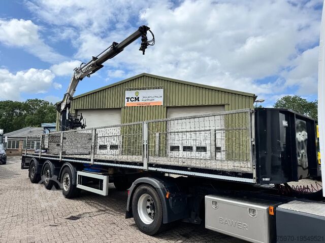 Laadplatform KWB P-348 STENEN TRAILER 2018 +JKB 13R KRAAN