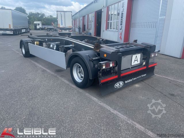 Prikolica sa kiper sistemom (roll-off prikolica) HKM G 18 SZL 5,2* Schlitten Abroll Container*
