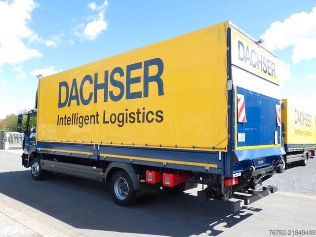 Kamion sa ravnom platformom i ceradom MERCEDES-BENZ 1223 L Atego 4/Pritsche 7,2m/LBW/AHK/Klima/98tkm